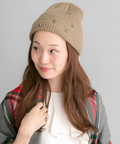 URBAN RESEARCH（アーバンリサーチ）の「UR 星スタッズニットキャップ