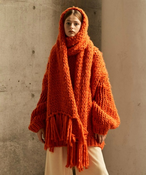 seyto（セイト）の「Hand made oversized chanky knit / ハンドメイド