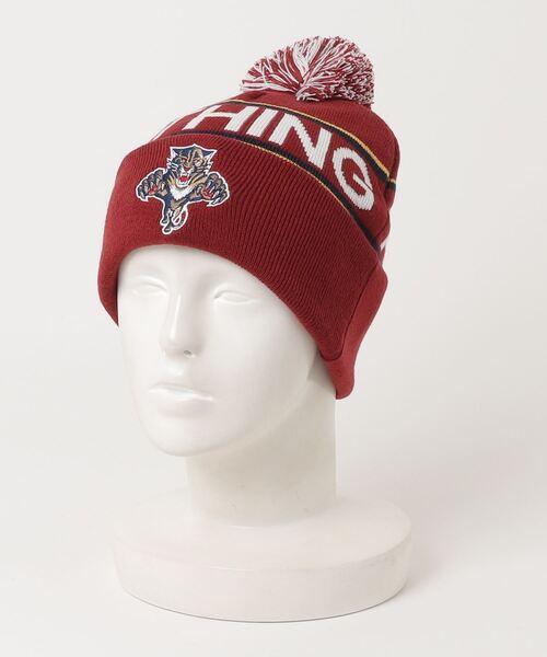 A BATHING APE（アベイシングエイプ）の「BAPE X M&N NHL POM BEANIE M