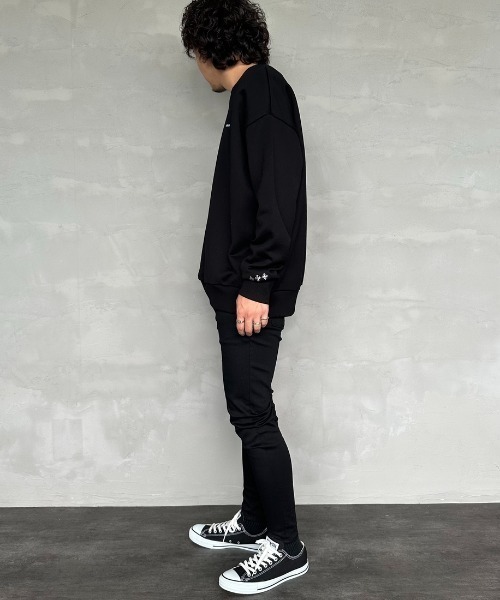 TATRAS/タトラス] FIDASIO ワンポイントロゴ クルーネックスウェット