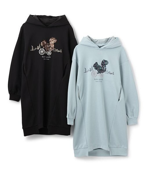 kate spade フード付きワンピース 160サイズ kate spade フード付き