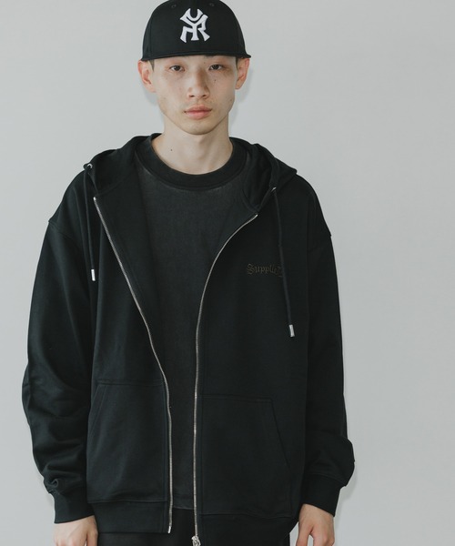 SUPPLIER/サプライヤー Cross Zip Hoodie ジップパーカー（パーカー