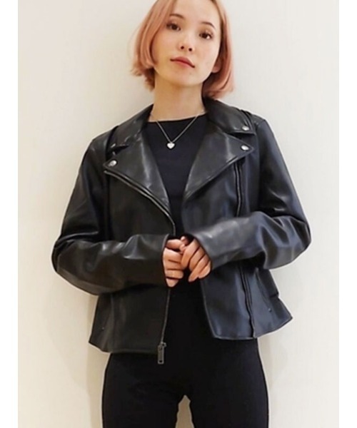 GAP（ギャップ）の「フェイクレザー ライダースジャケット（ライダース