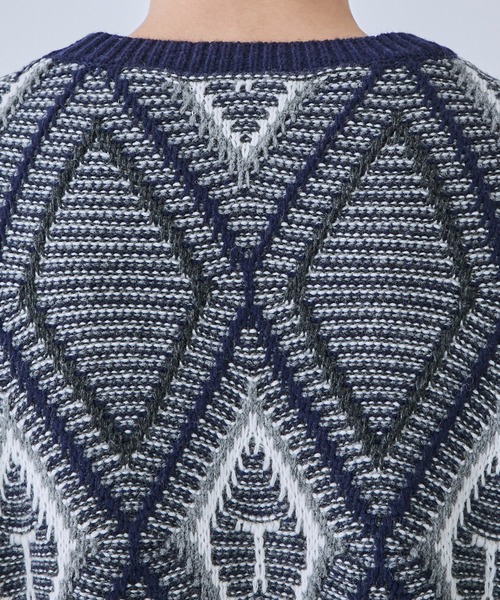 セール】【TTTMSW/ティー】Diamond pull over knit（ニット/セーター