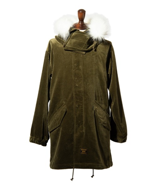 glamb（グラム）の「Corduroy mods coat / コーデュロイモッズコート