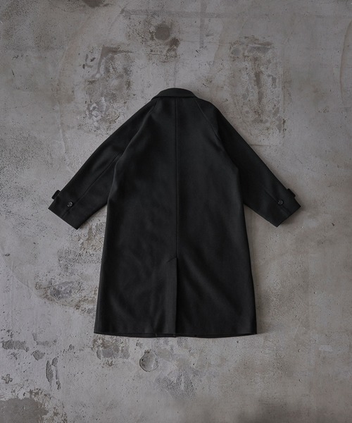 CLEL】Tech Melton Loose Soutien Collar Coat/テックメルトン ルーズ