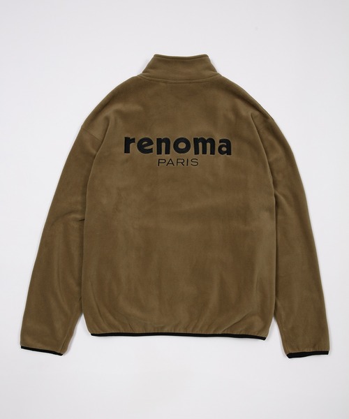 renoma ゴルフジャケット 黒/ベージュ レノマ ゴルフウェア 長袖