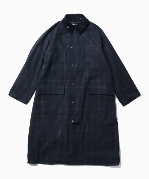 Barbour（バブアー）の「Barbour/バブア― SNOWDON WOOL CHECK ロング
