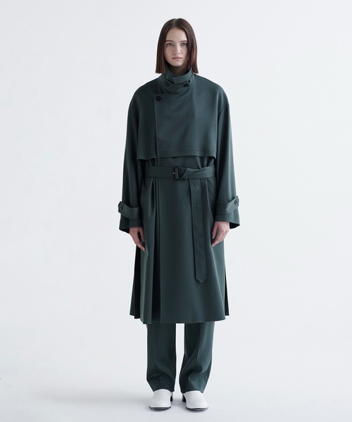 CULLNI（クルニ）の「22-AW-029 / Wool Chino Layered Trench Coat