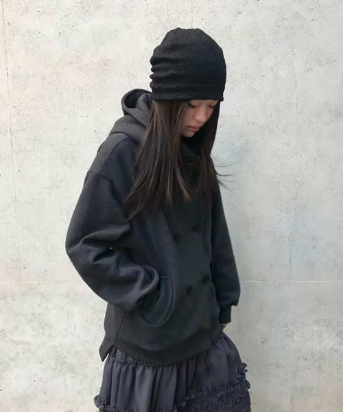 セール】3-Layered Ruffle Skirt Pants (FL-260_Charcoal)（その他