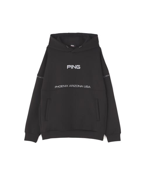 PING APPAREL】ベアダンボールニット フーディプルオーバー