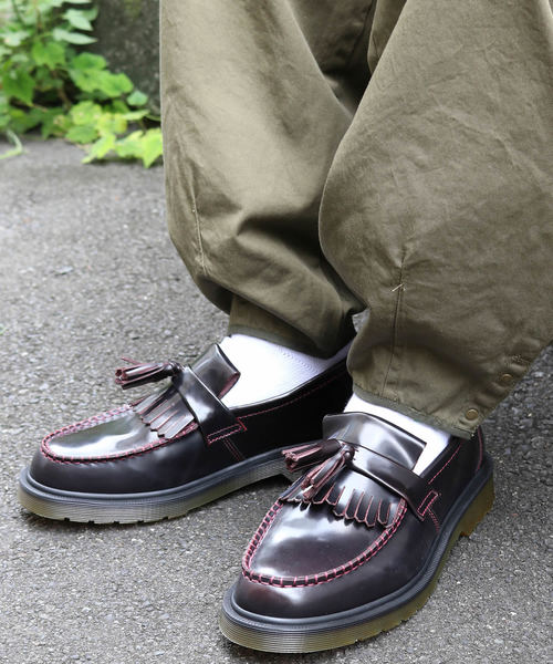 タッセルローファー チェリーレッド UK5 ADRIAN⁄CHERRY RED ドクター