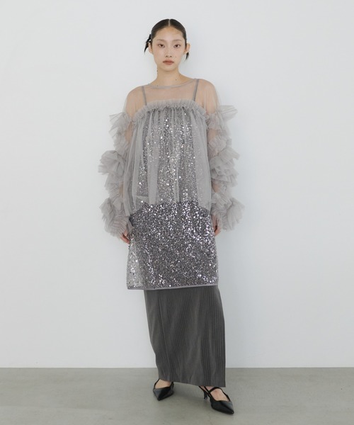 デコラティブチュールトップス / decorative tulle tops（ドレス
