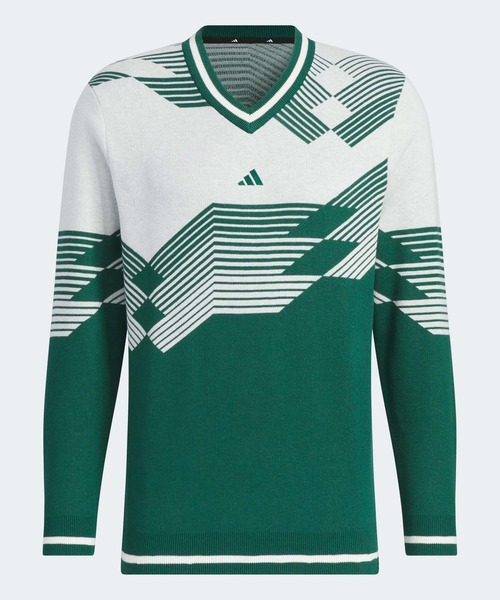 セール】アーカイブグラフィック Vネック長袖セーター【adidas Golf