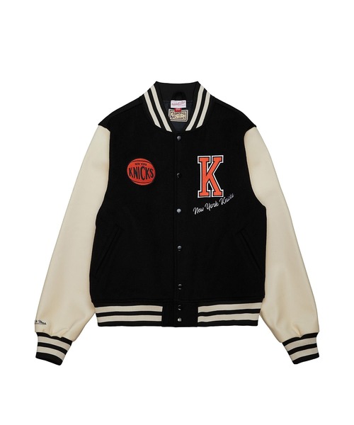 セール】MITCHELL & NESS UNISEX VARSITY JACKET NYK（ミッチェル