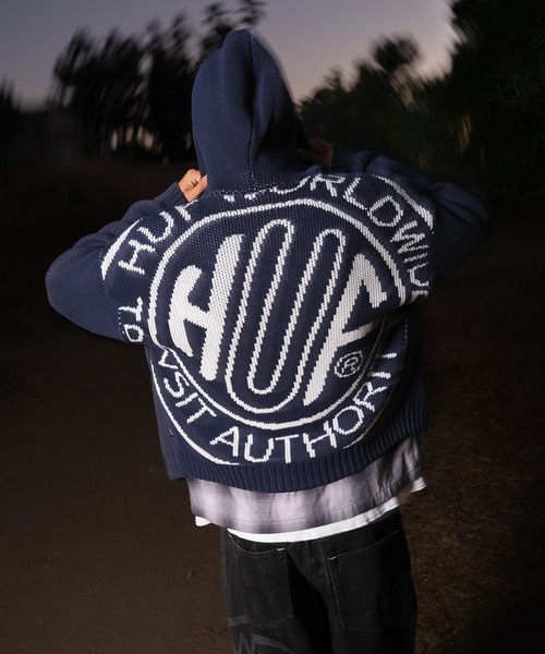 TOKEN ZIP HOODED SWEATER（ニット/セーター）｜HUF（ハフ）の