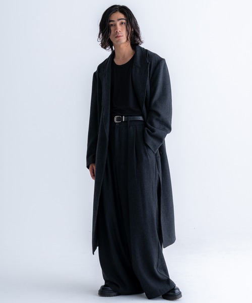 Classic Wool Blend Tweed Coat / クラシックウールブレンドツイード
