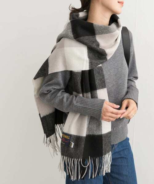 セール】『一部別注カラー』TWEED MILL wool stole（ストール/ショール