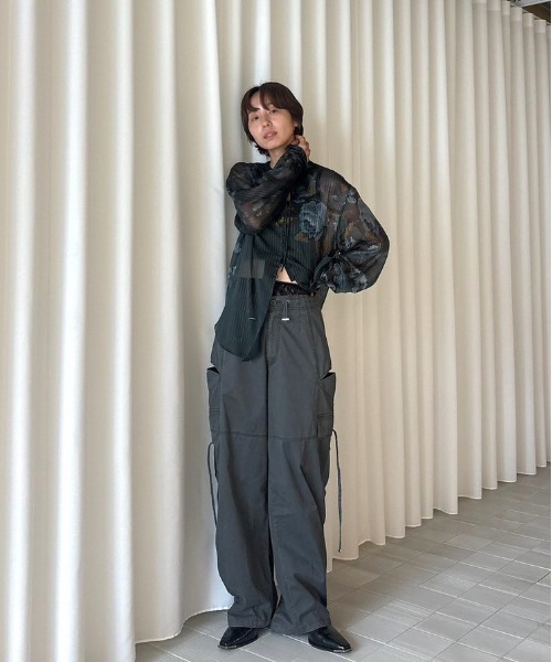 セール】MILITARY SLIT LACE CARGO PANTS（カーゴパンツ）｜Ameri
