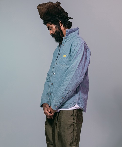 ネイタルデザイン】キルテッドシャツ4 / QUILTED SHIRTS4（デニム