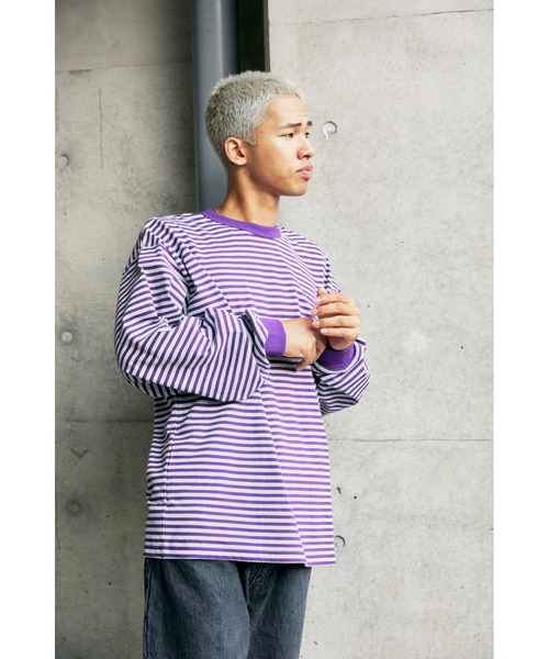 KEBOZ（ケボズ）の「BORDER L/S TEE（Tシャツ/カットソー）」 - WEAR