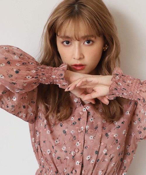 セール】【ZOZO限定】花柄プリーツワンピース（ワンピース）｜one