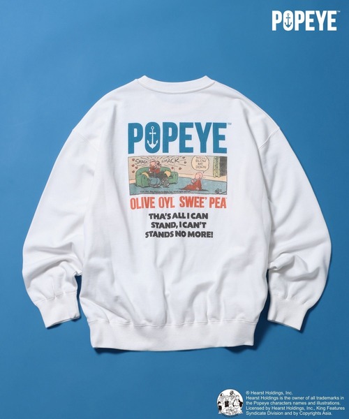 POPEYE(TM)】CHARACTER PRINT SWEATSHIRT（スウェット）｜niko and