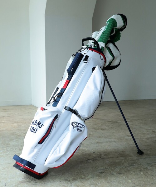 新品］渋野カラー BEAMS GOLF キャディバッグ ホワイト 新品］渋野