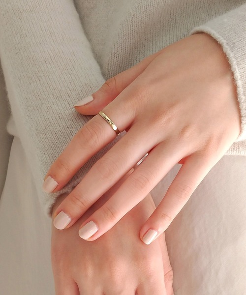 K10 Lucia つちめボリューム リング（リング）｜NOIR DE POUPEE（ノ