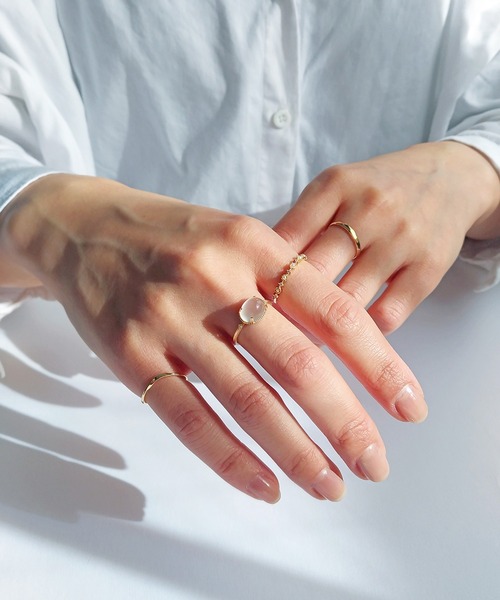 K10 Lucia つちめボリューム リング（リング）｜NOIR DE POUPEE（ノ