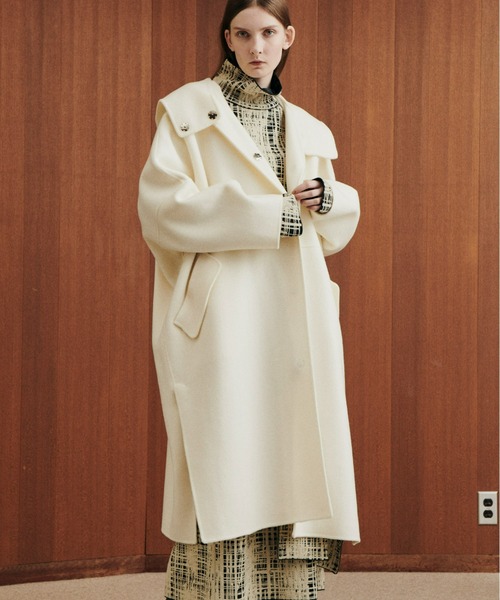LE CIEL BLEU（ルシェルブルー）の「フードオーバーコート / Hooded