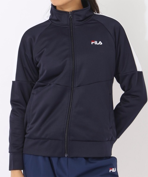 FILA フィラ トラックジャケット ブルゾン ネイビー 、Mサイズ