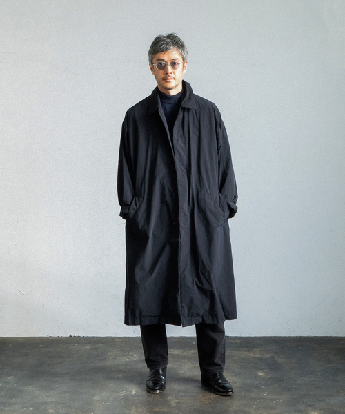 ATON / エイトン】別注 AIR WHEATHER BALMACAAN COAT（その他アウター