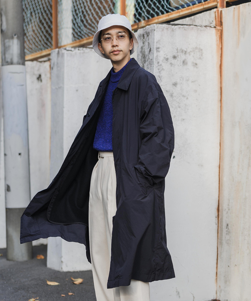 ATON / エイトン】別注 AIR WHEATHER BALMACAAN COAT（その他アウター
