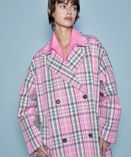 MAISON SPECIAL（メゾンスペシャル）の「Check Overspring Coat