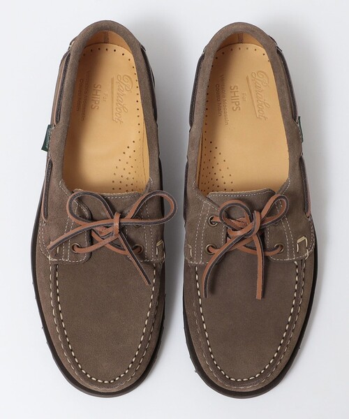 SHIPS EXCLUSIVE】PARABOOT: BARTH SUEDE SPORT デッキシューズ