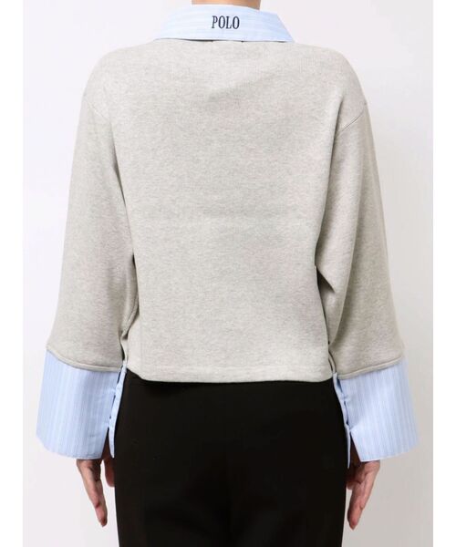 POLO BCSコラボ】シャツカラーカフスニットプルオーバー（ニット