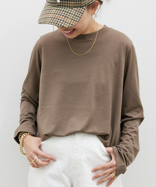 Primewool jersey Tシャツ（Tシャツ/カットソー）｜Deuxieme Classe