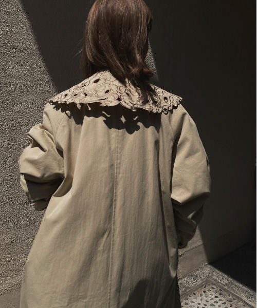 Ameri（アメリ）の「EMBROIDERY COLLAR COAT（その他アウター）」 - WEAR