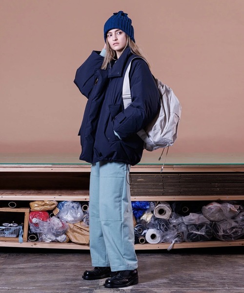 セール】【VOAAOV】BRIGHT TASLAN KAWADA DOWN Oversize Blouson