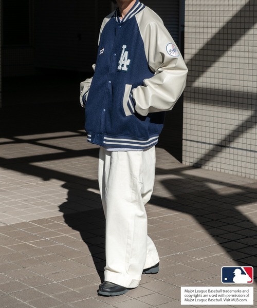 Perushu（ペルーシュ）の「【Perushu×MLB】オーバーサイズスタジャン