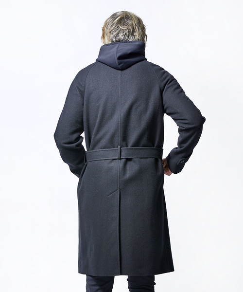 junhashimoto（ジュンハシモト）の「BELTED COAT（ステンカラーコート