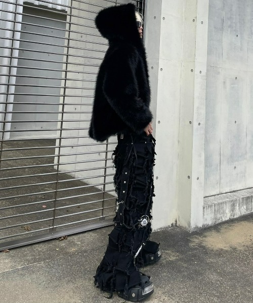 UNIZ（ユニズ）の「【UNIZ】BLACK MONSTER PANTS / 【ユニズ】ブラック