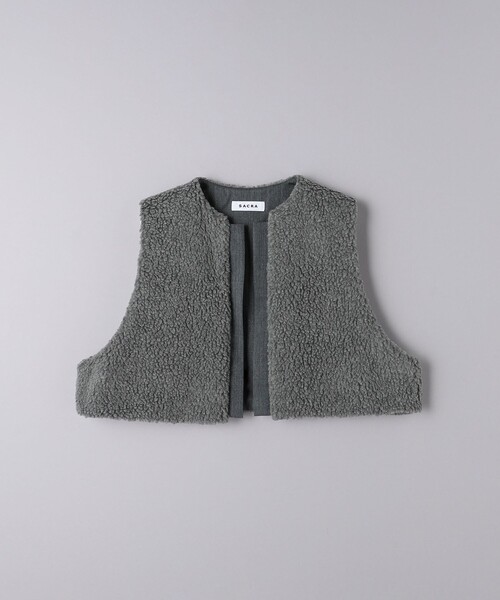 SACRA（サクラ）の「＜SACRA＞ボア ショートベスト（ベスト）」 - WEAR