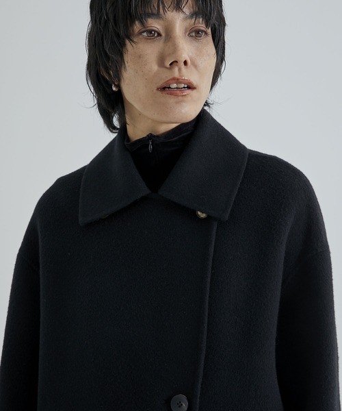 CINOH/チノ】別注 WOOL CASIMERE W FACE COAT/ウールカシミアダブル