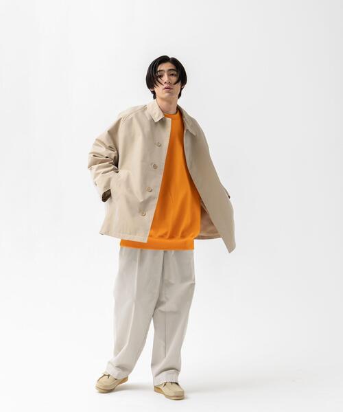 CITEN（シテン）の「＜CITEN＞バルカラー ハーフコート（ステンカラー