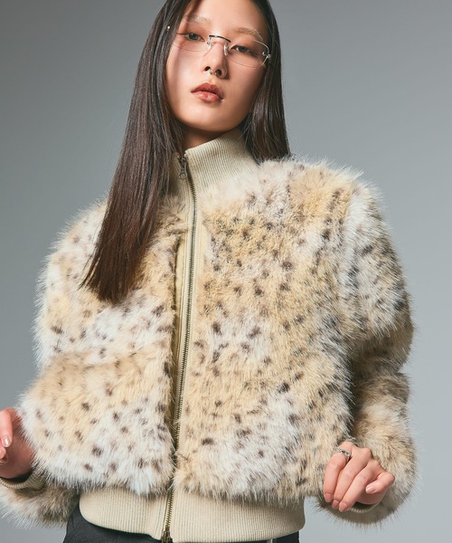 セール】FAUX FUR COMPACT JACKET（ブルゾン）｜X-girl（エックス