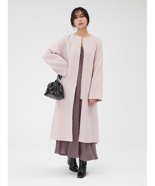 FRAY I.D（フレイアイディー）の「カシミヤ混BALLIリバーコート