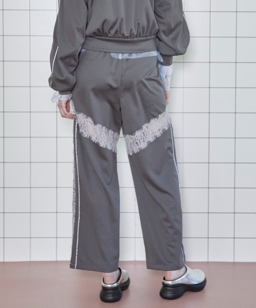 MAISON SPECIAL（メゾンスペシャル）の「Lace Docking Jersey Pants
