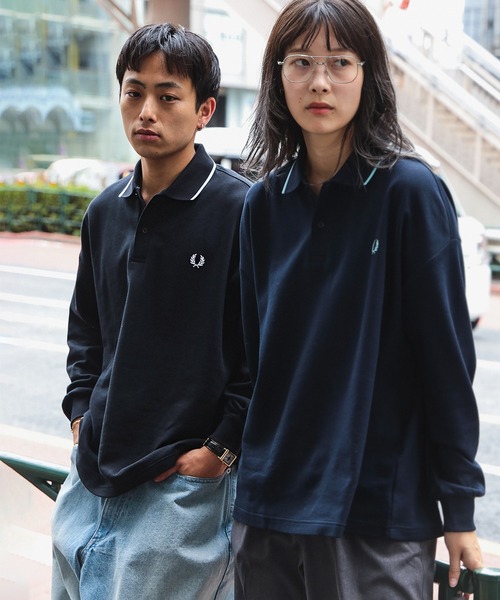 セール】【別注】FRED PERRY / SINGLE TIP RELAX PIQUE TEXTURE SHIRT